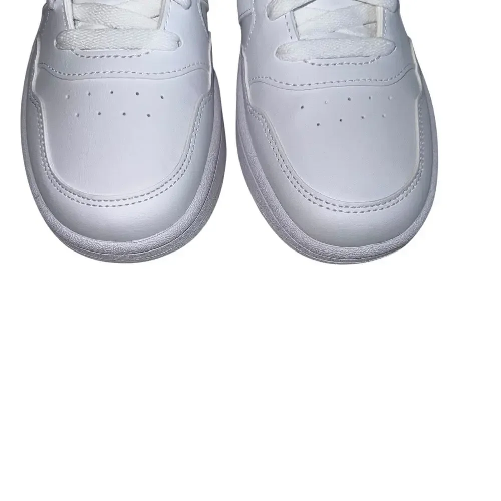Adidas Hoops 3.0 Youth Boys White Basketball Sneaker Lace Up SZ/7